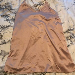 👸🏽BNWT Mauve Satin Slip Dress